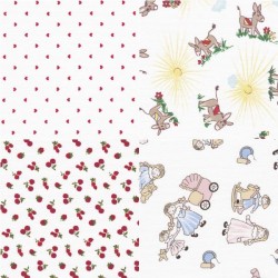 Coupon tissu piqué de coton 100 % coton 30 x 70 cm