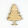 Pack 4 arbres silhouettes en bois