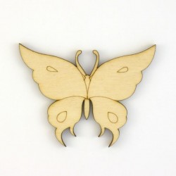 Papillon en bois à décorer - 34 x 25,5 cm - Papillon à décorer - Creavea