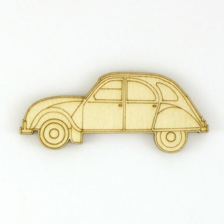 Voitures 2cv N°2 en bois