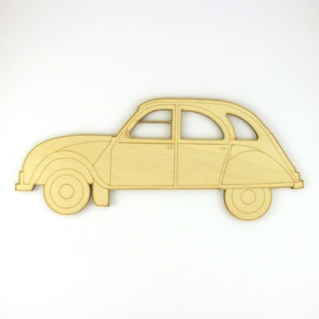 2 CV - voiture décor mural