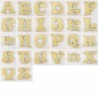 Lot de 26 lettres - alphabet hobo en bois à peindre ou pas, à décorer