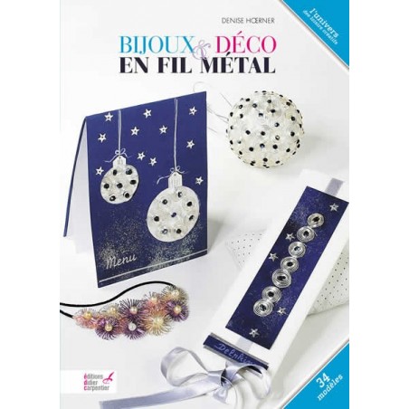 Livre de techniques et bijoux en fil d'aluminium