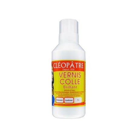 vernis colle brillant 100 ml cléopatre - loisirs créatifs