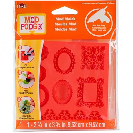 Moule Mod Podge Ornaments, 8 design