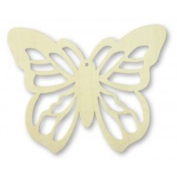 4 papillon copeau de bois  11 x 9 cm loisirs créatifs