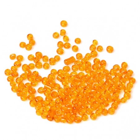 perles de rocaille orange