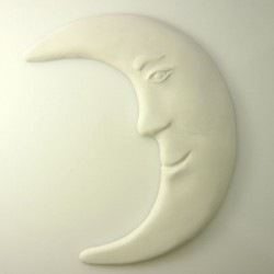 Croissant de lune en plâtre