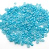 100 demi-perles embellissement 4 mm bleu vrac