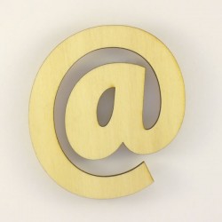 Lettre ou chiffre en bois 125 mm Hobo - loisirs créatifs toute déco