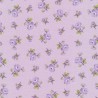 5 Coupons patchwork coordonnés mauve/blanc/vert coton 29,5 x 70 cm