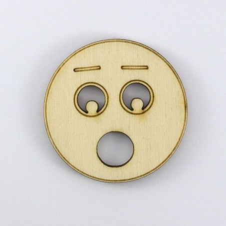 Smiley neutre en bois