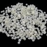 100 demi-perles embellissement 4 mm ivoire vrac