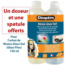 Résine Glass'Gel (Flex) Cléopatre 720 ml