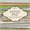 Bloc  paper pad 36 pages 6x6 double face  studio light gris, rose, vert, marron...)