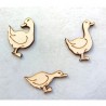 Pack de 3 oies ou canards  en bois 