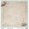 Papier Design 30,5 x 30,5 romantique costume femme  très chic studio light fleurs et bouquet de rose