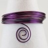 Fil aluminium couleur violet diamètre 2 mm long de 5 m facile à manier