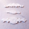 3 décors embellissement baroque art nouveau en plâtre, applique pour tout support à décorer ou pas
fabriqué en notre atelier