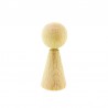 Pion figurine représente femme en bois 3;6 cm - loisir créatif