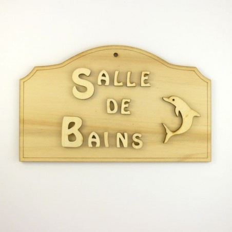 Plaque Salle de bains